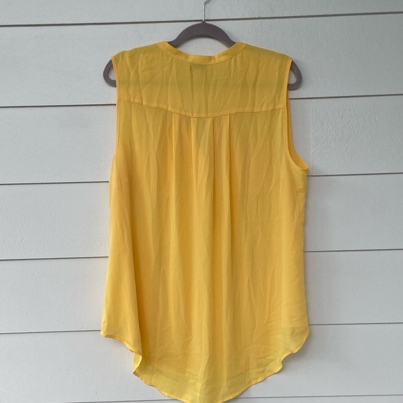 Torrid Harper Yellow Georgette Sleeveless Tank 1X - Picture 6 of 8
